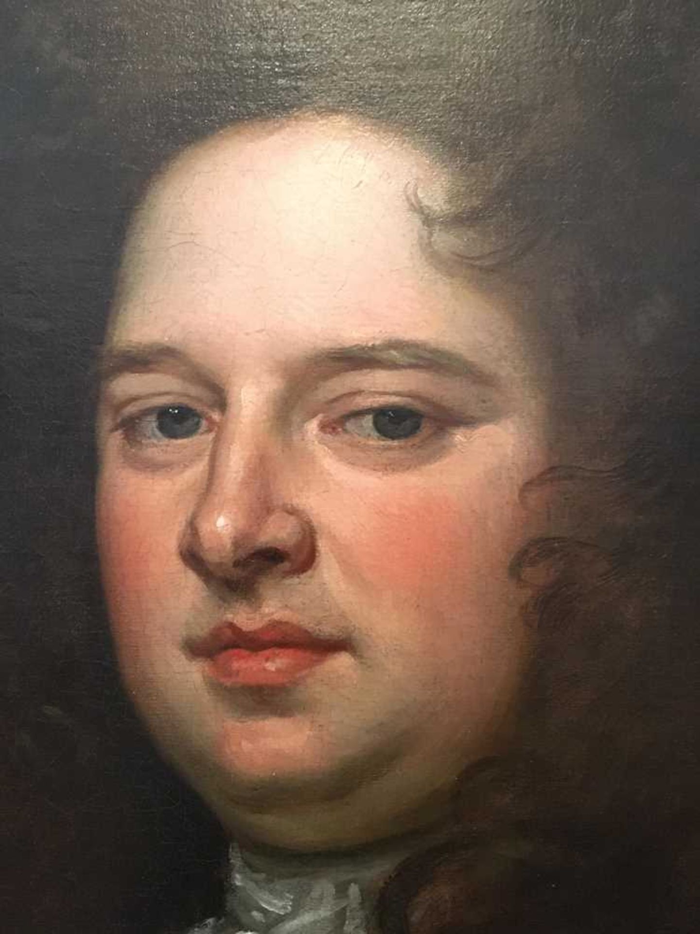 THOMAS MURRAY (SCOTTISH 1663-1734) PORTRAIT OF A GENTLEMAN IN A BROWN COAT - Bild 8 aus 13