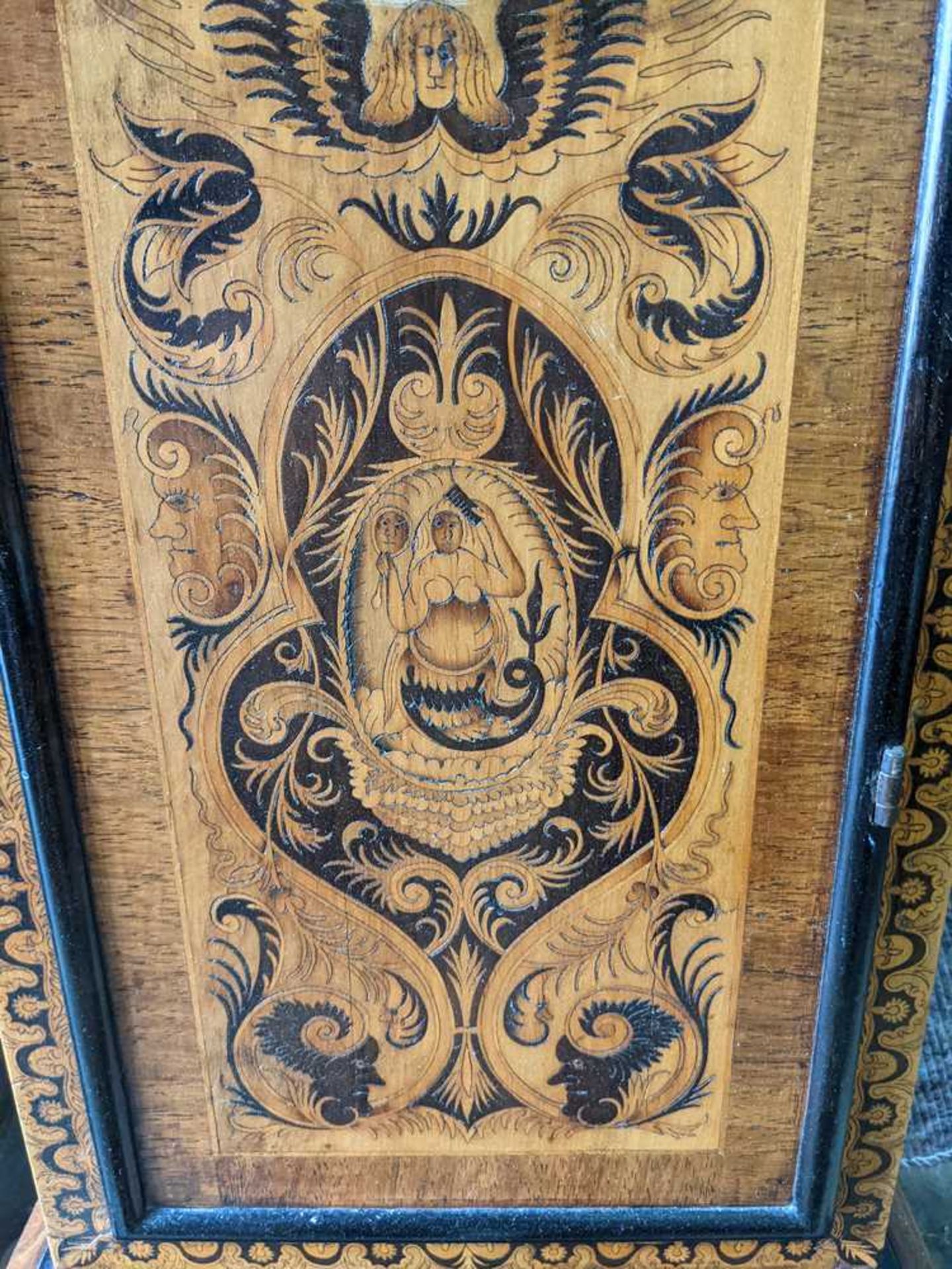 RARE SCOTTISH EBONY, ROSEWOOD AND ELM MARQUETRY MONTH-GOING LONGCASE CLOCK, ANDREW BROWN [BROUN] EDI - Bild 44 aus 55