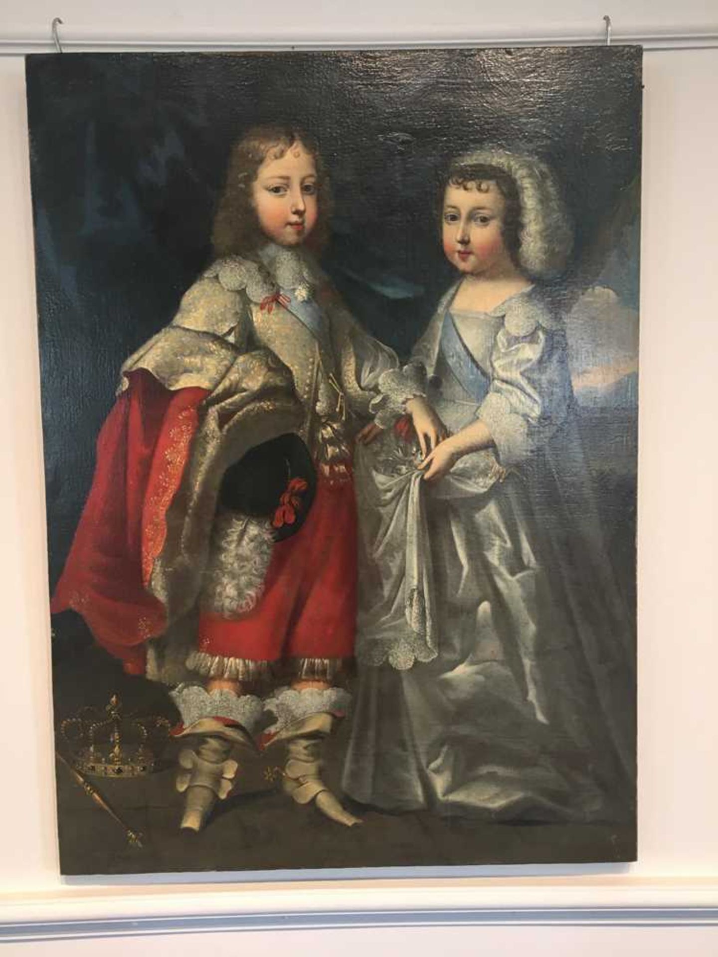 CIRCLE OF THE BEAUBRUN BROTHERS PORTRAIT OF KING LOUIS XIV AND HIS BROTHER PHILLIPE, DUKE OF ORLEANS - Bild 12 aus 12