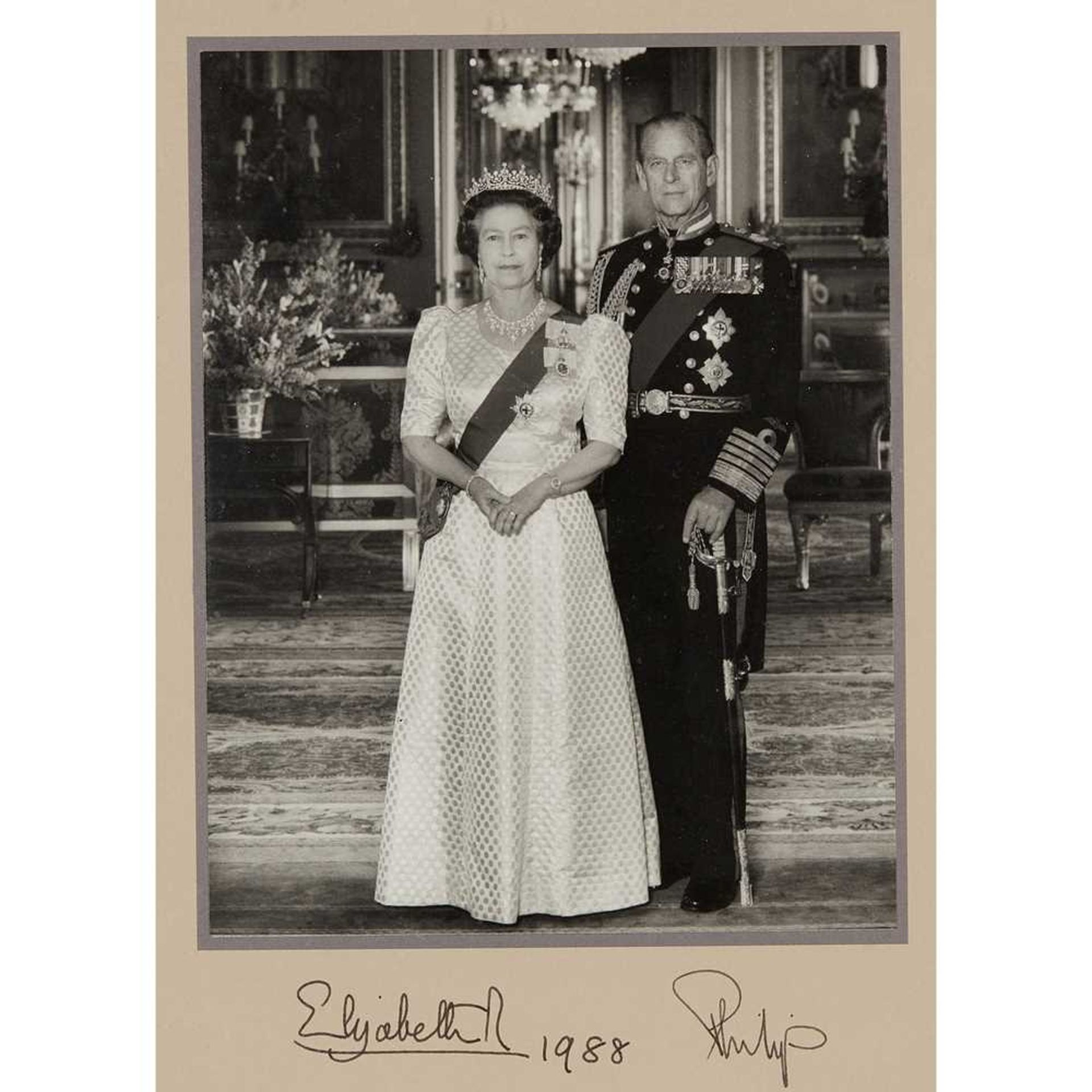 Queen Elizabeth II & Prince Philip, Duke of Edinburgh Photograph