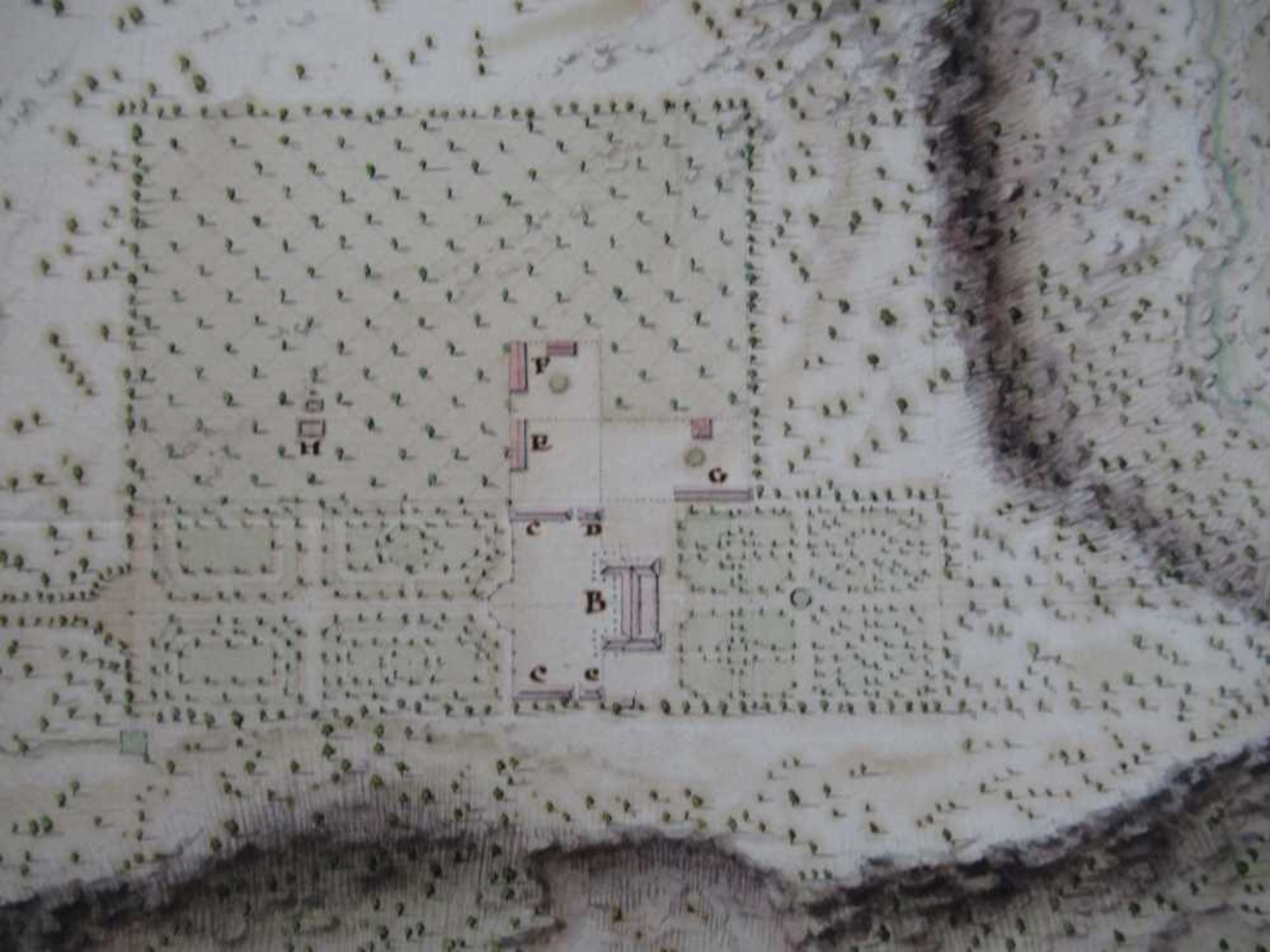 Mauritius, manuscript plan Plan de Rediuit Scituée entre le Quartier de Moka et célui des Plaines de - Image 4 of 9