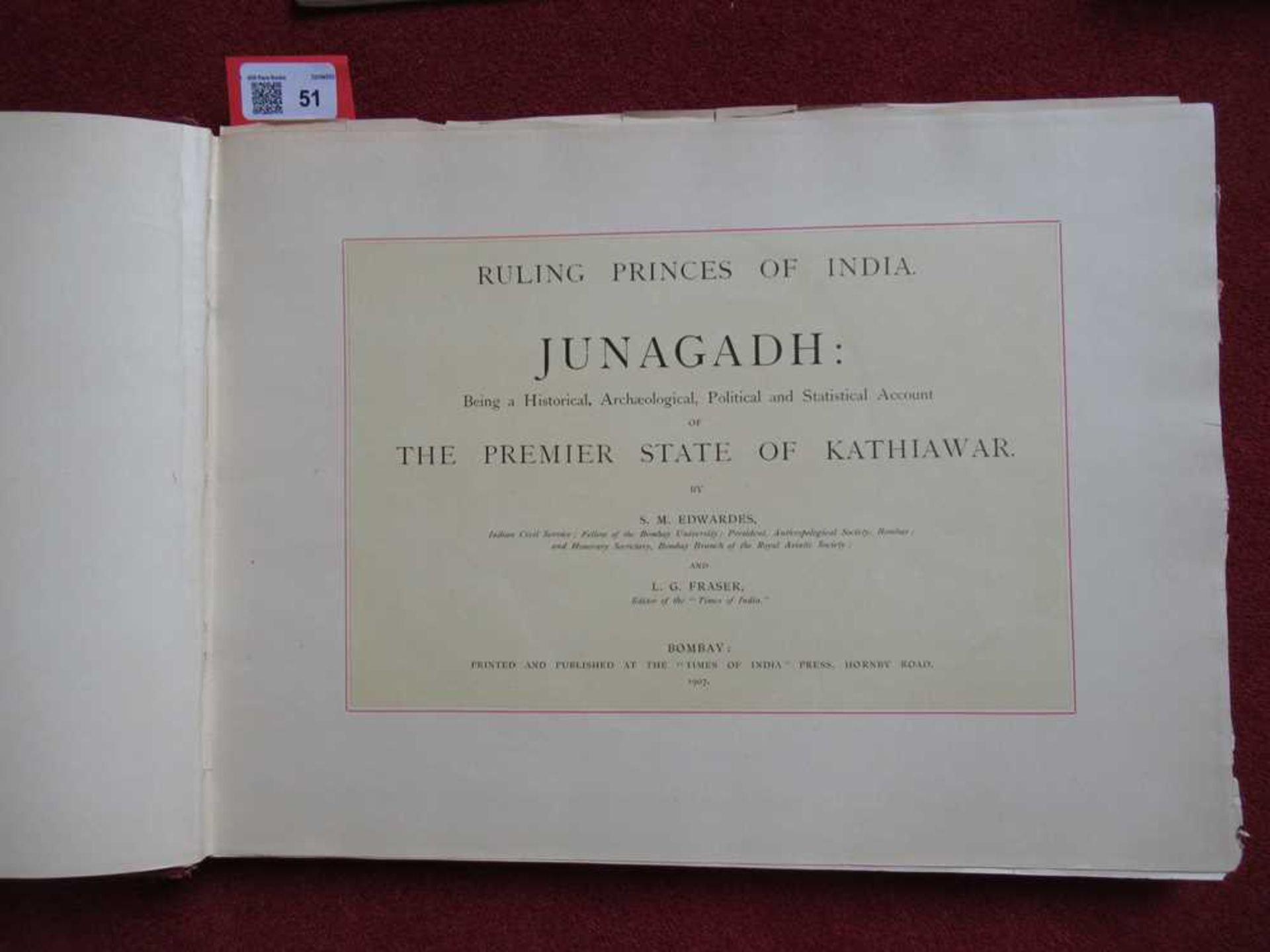 Colonial India A collection of 8 books - Image 8 of 13