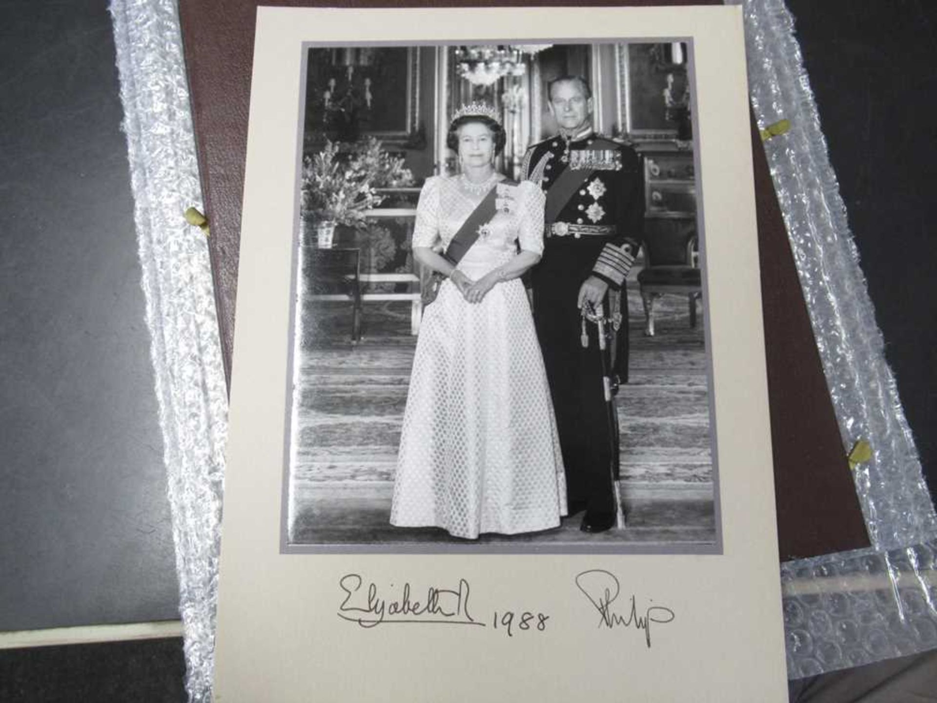 Queen Elizabeth II & Prince Philip, Duke of Edinburgh Photograph - Image 4 of 6