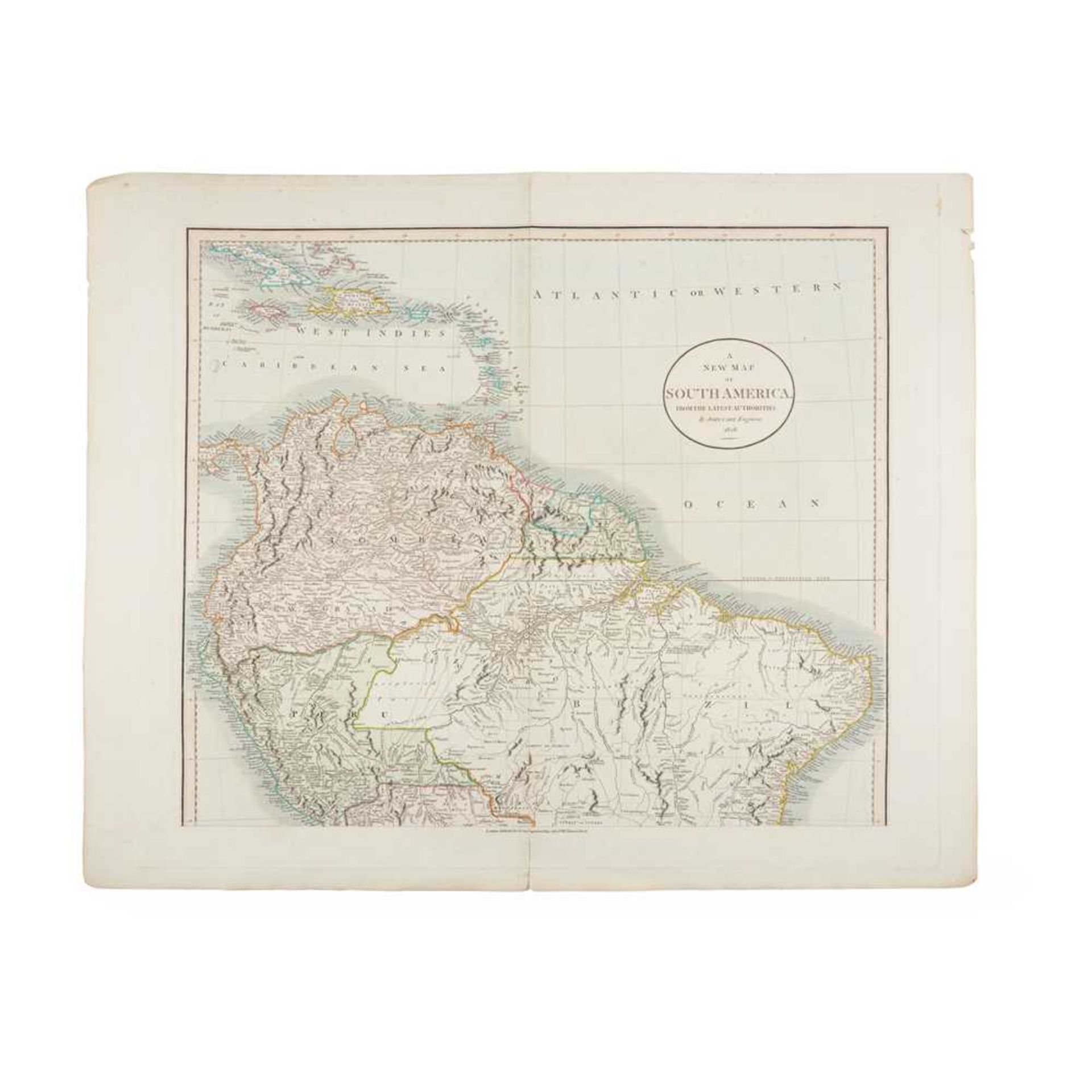 South America and the West Indies 7 sheets of maps - Image 7 of 7