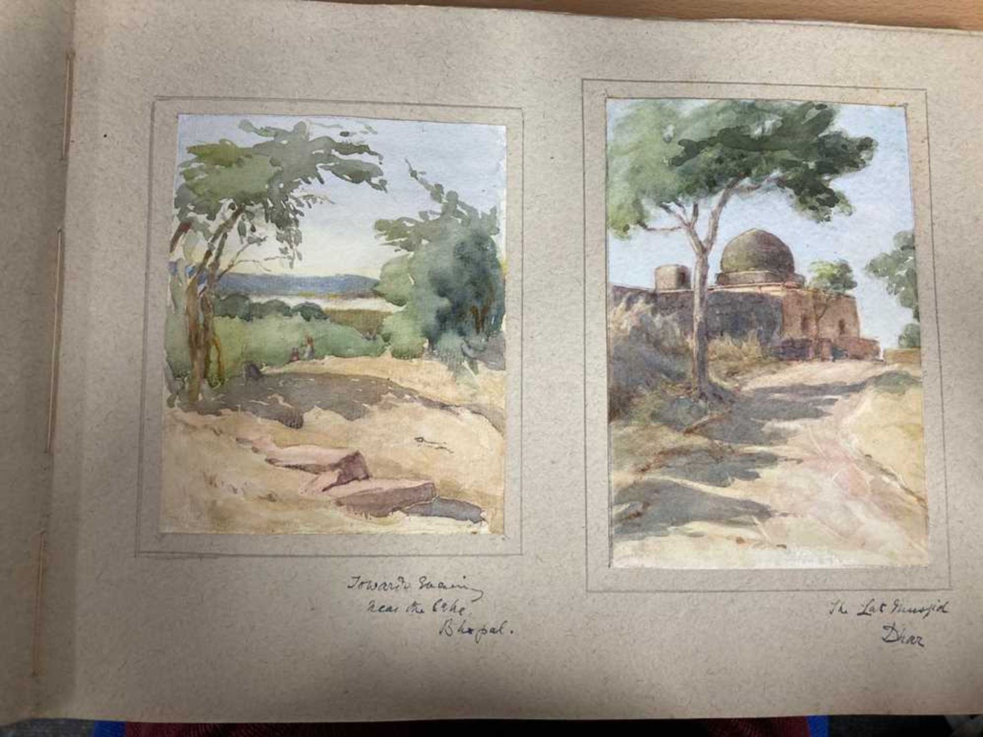 Jacob, Violet Topographical sketches and watercolours, 2 albums - Image 13 of 18