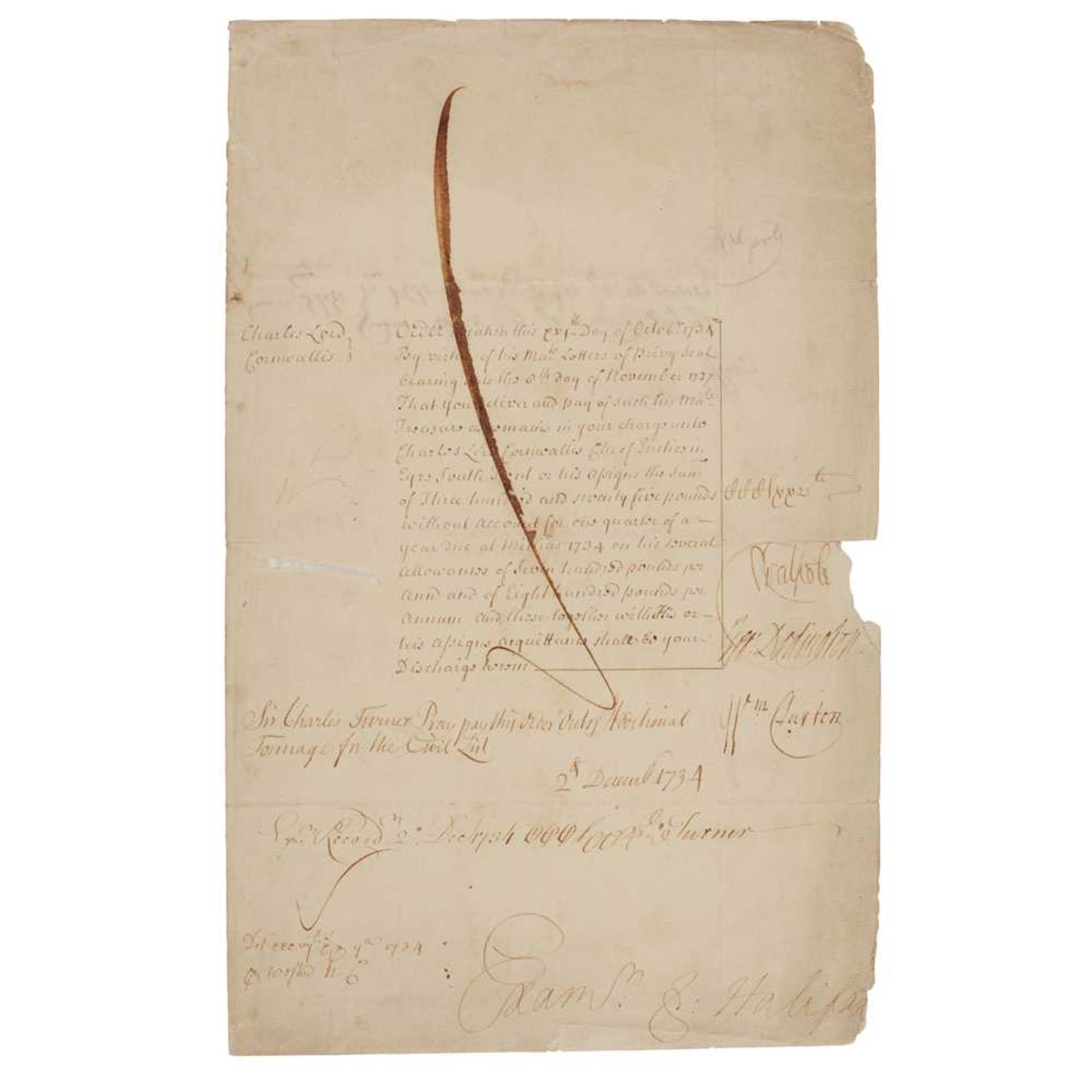 James II & VII, King of England, Ireland and Scotland, 1633-1701 Document Signed - Bild 3 aus 3