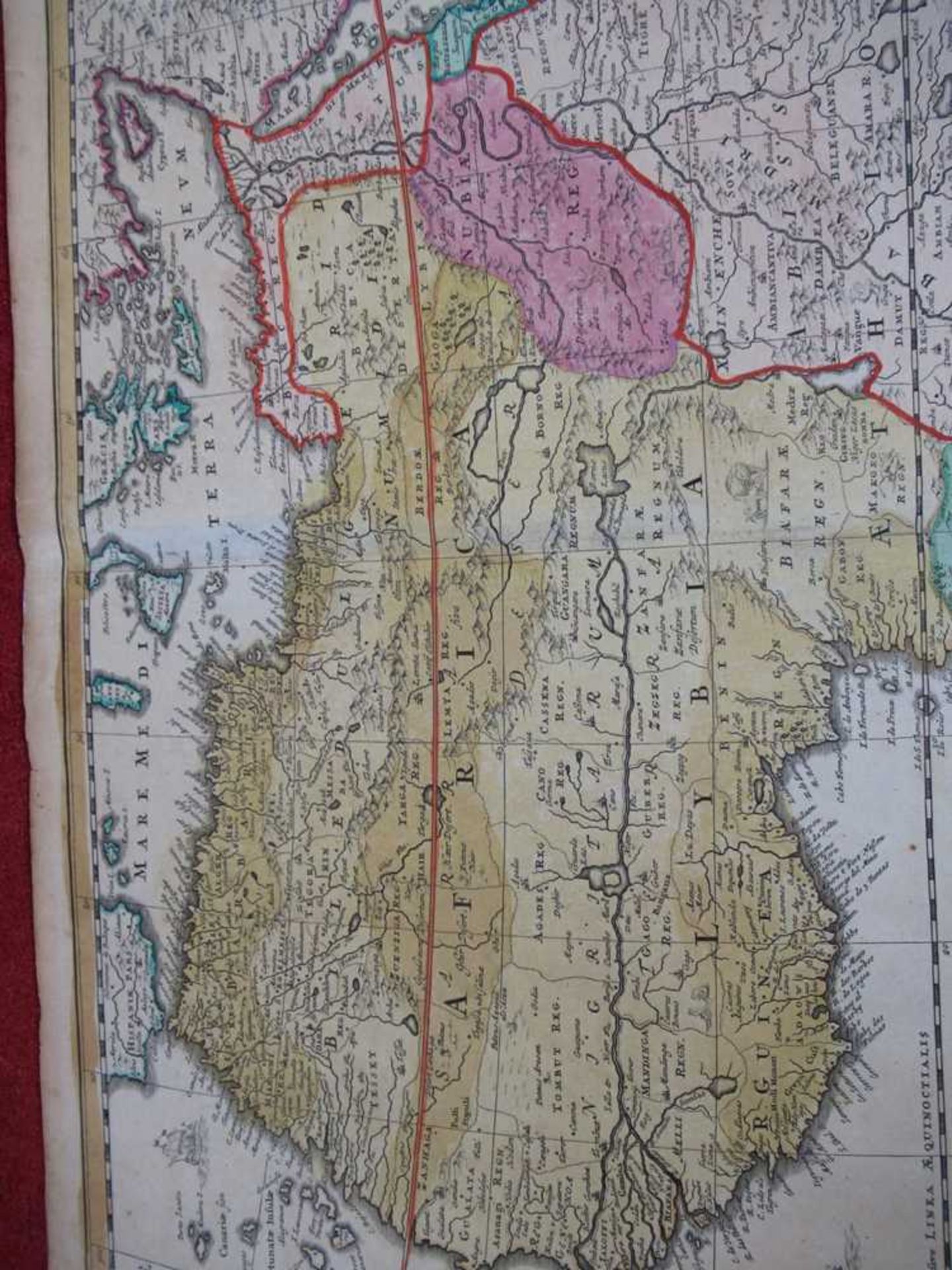 [Map of Africa] Sandrart, Jacob von Accuratissima Totius Africae - Image 4 of 6
