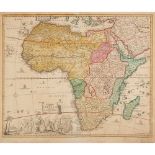 [Map of Africa] Sandrart, Jacob von Accuratissima Totius Africae