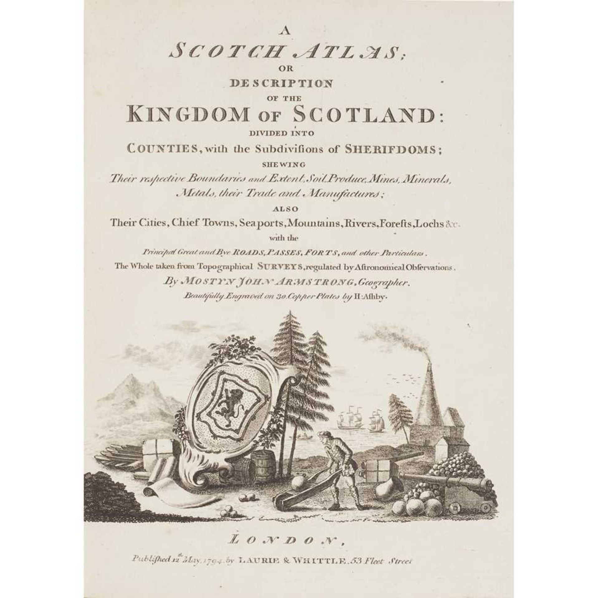 Armstrong, John A Scotch Atlas: or, Description of the Kingdom of Scotland - Bild 2 aus 2