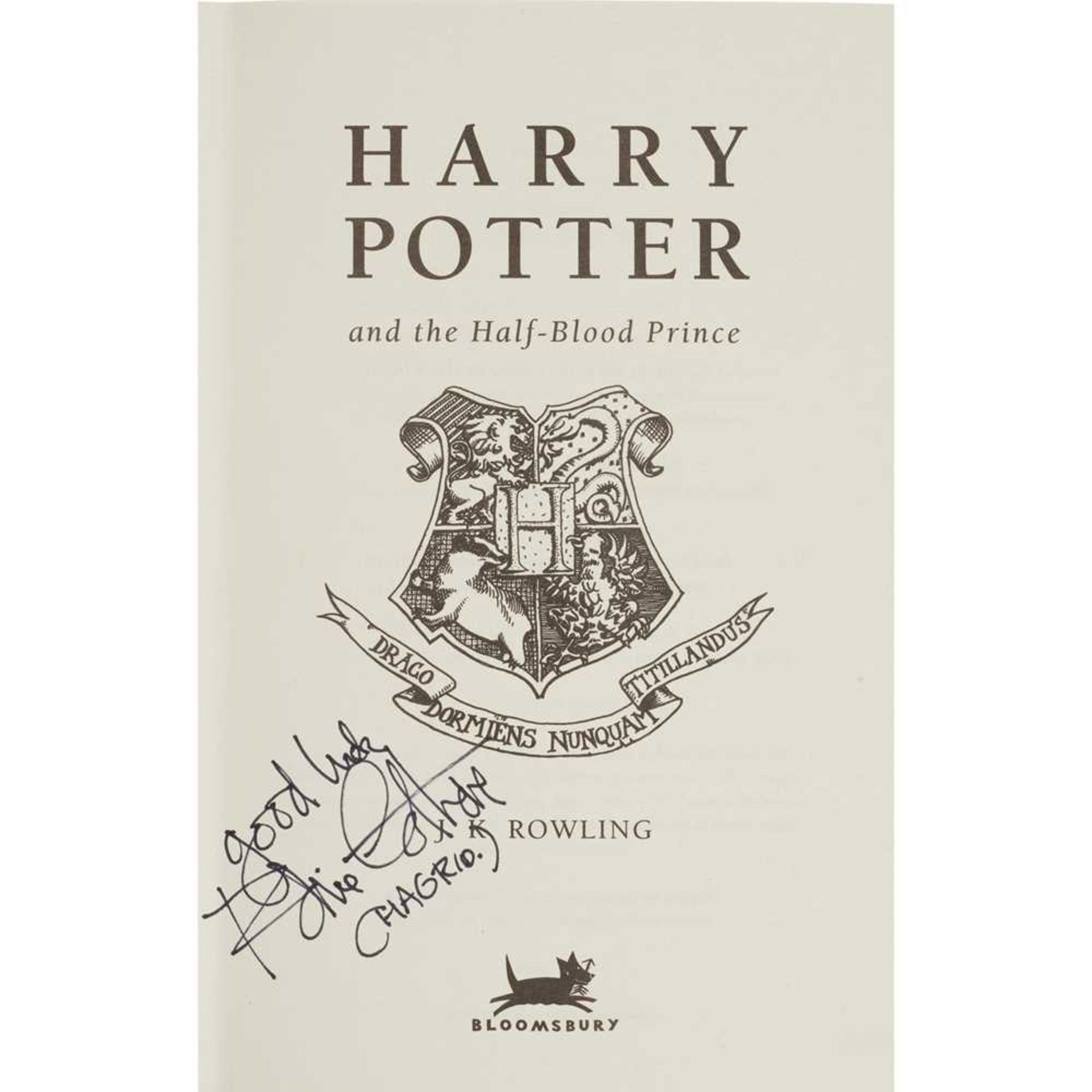 Rowling, J.K. Harry Potter and the Half Blood Prince - Image 2 of 2