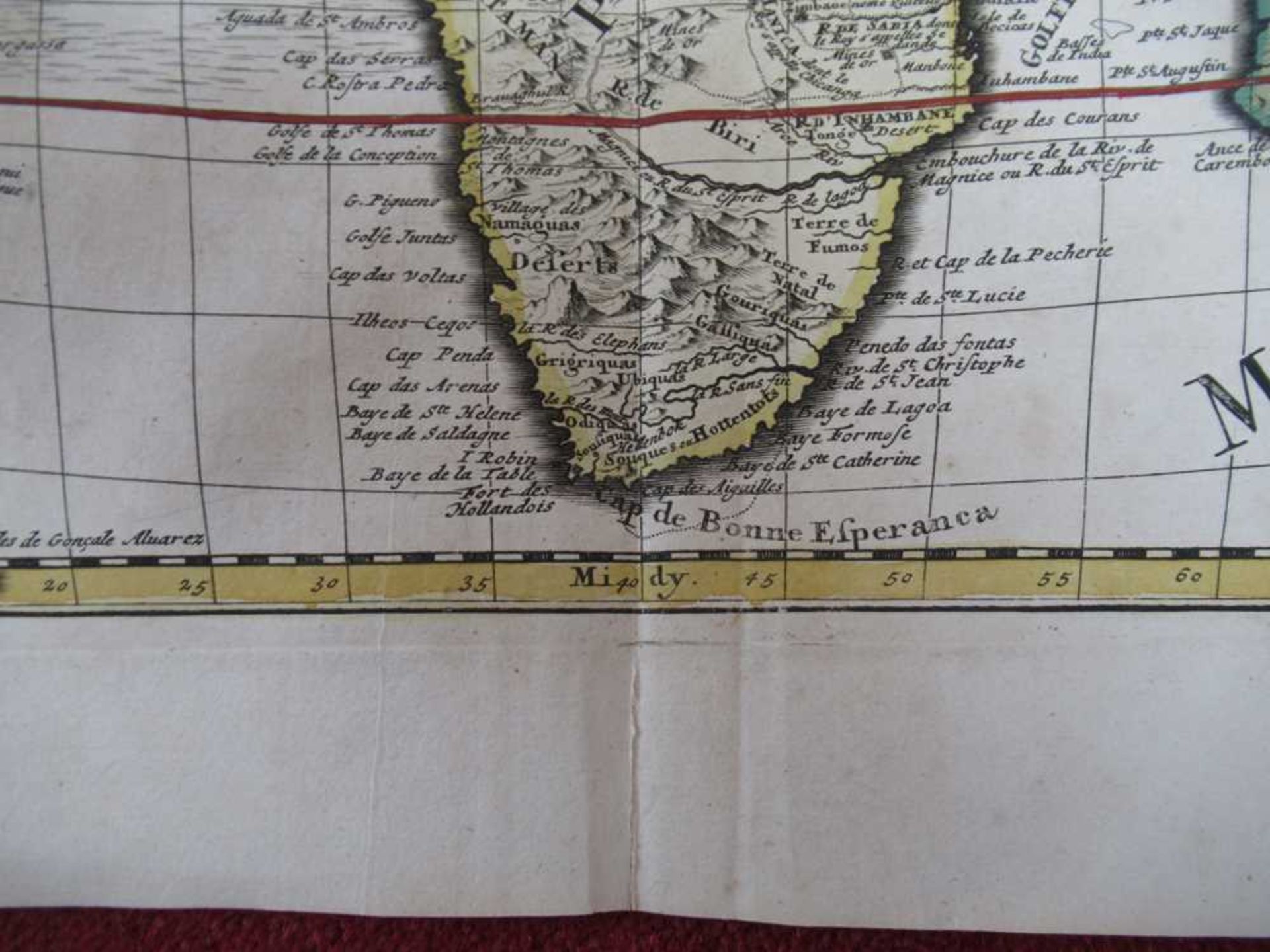 [Map of Africa] De Lisle, Guillaume L'Afrique Dressée par les Observations de Mrs de l'Acadamie Roya - Bild 5 aus 6