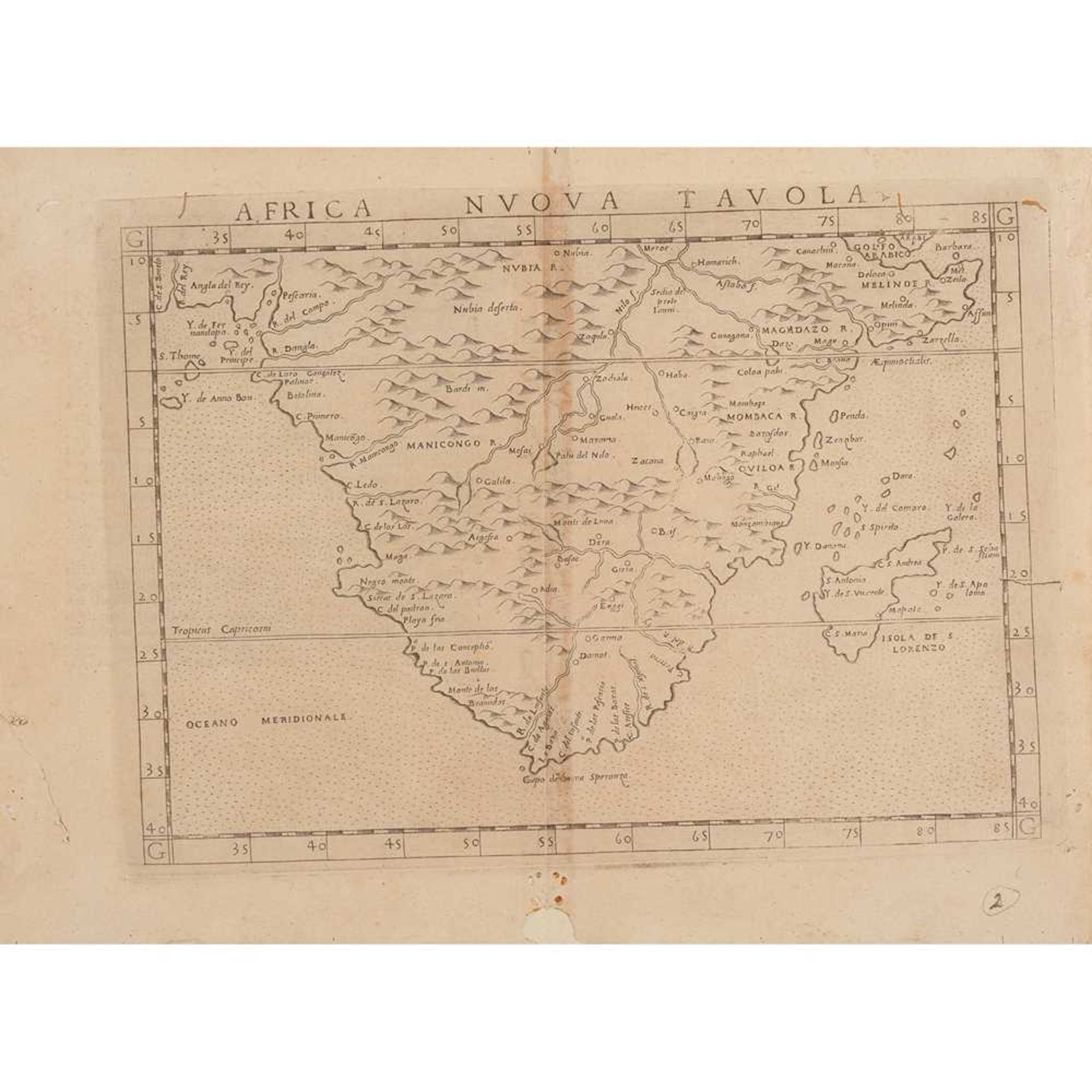 A collection of African Maps including Münster, Sebastian - Image 7 of 10