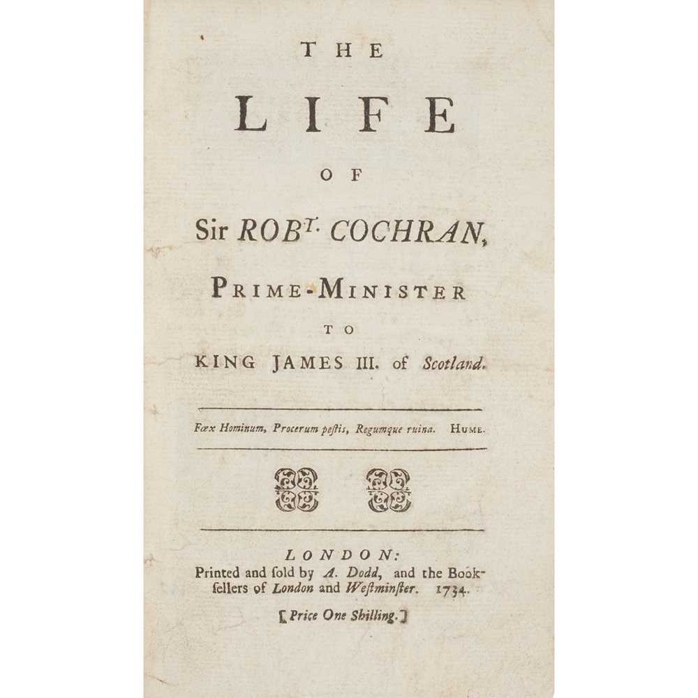 1730s pamphlets, some relating to Sir Robert Cochran including