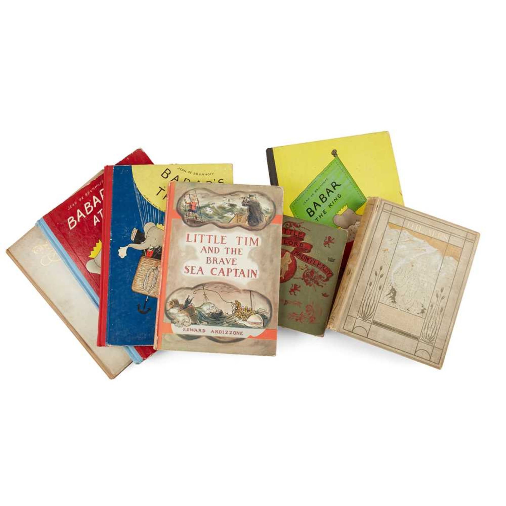 7 Children's Books Including Ardizzone, de Brunhof and Frances Hodgson Burnett