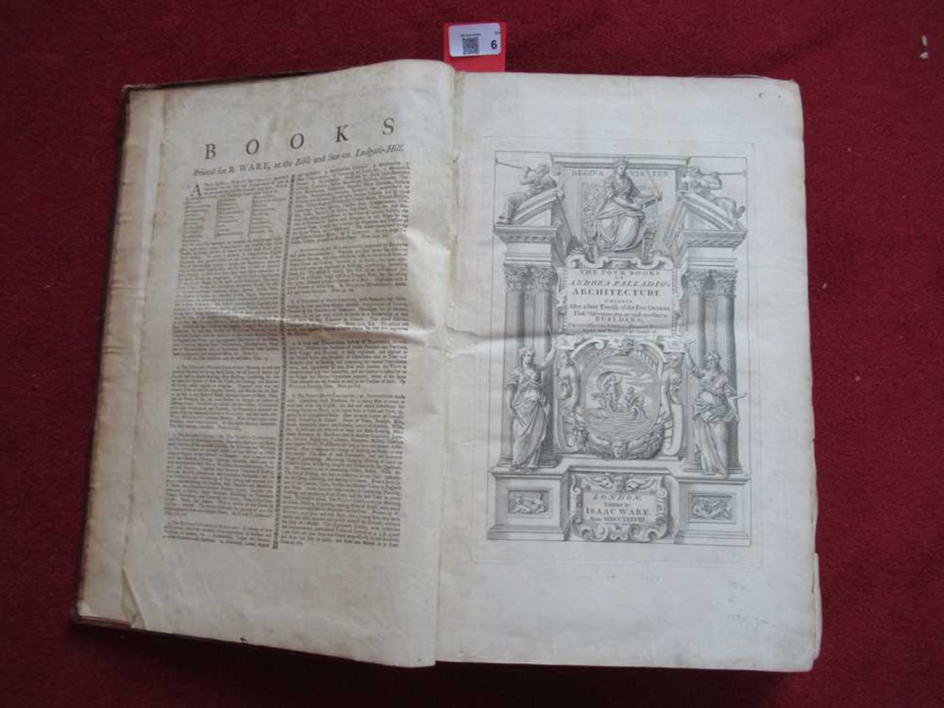 Palladio, Andrea The Four Books of Andrea Palladio's Architecture - Image 18 of 20