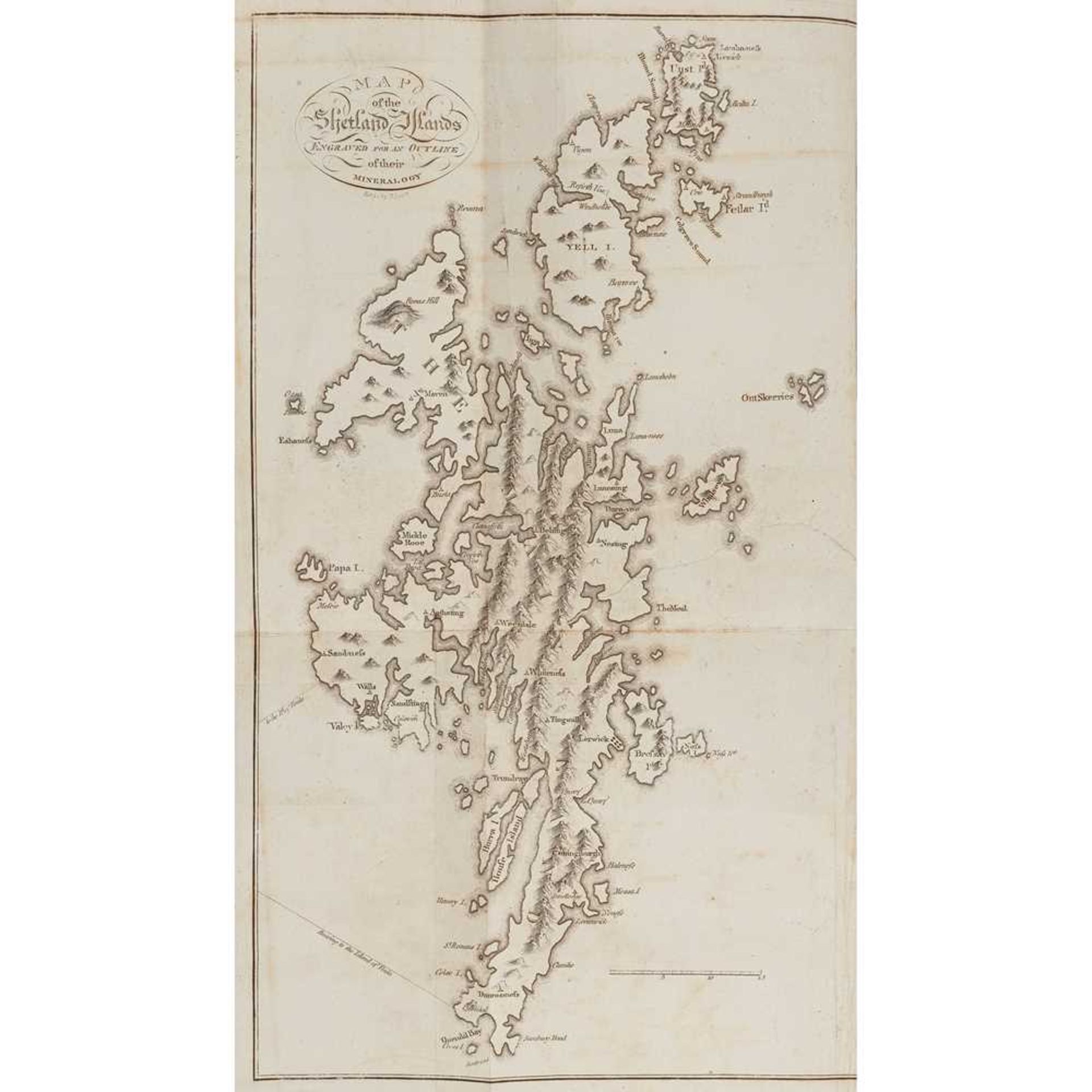 Jameson, Robert An Outline of the Mineralogy of the Shetland Islands, and the Island of Arran