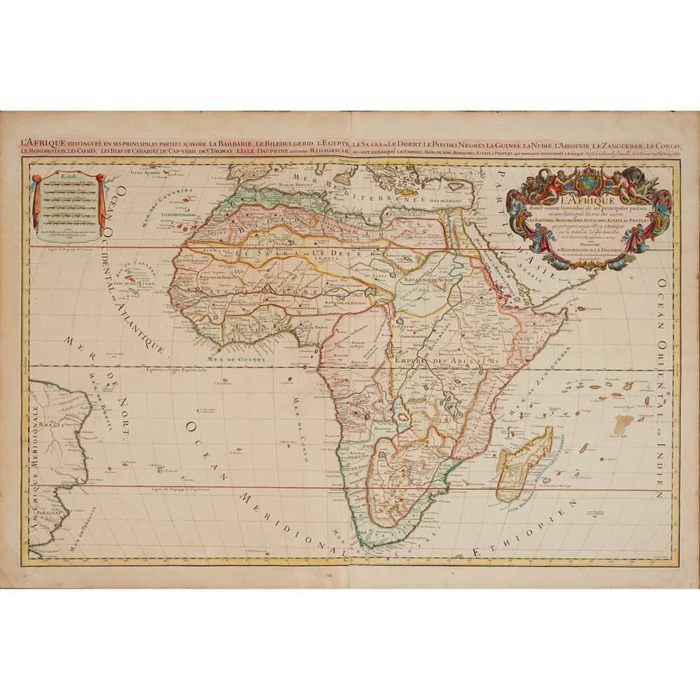 [Map of Africa] Jaillot, H., after Sanson L'Afrique divisée suivant l'estendue de ses principales pa