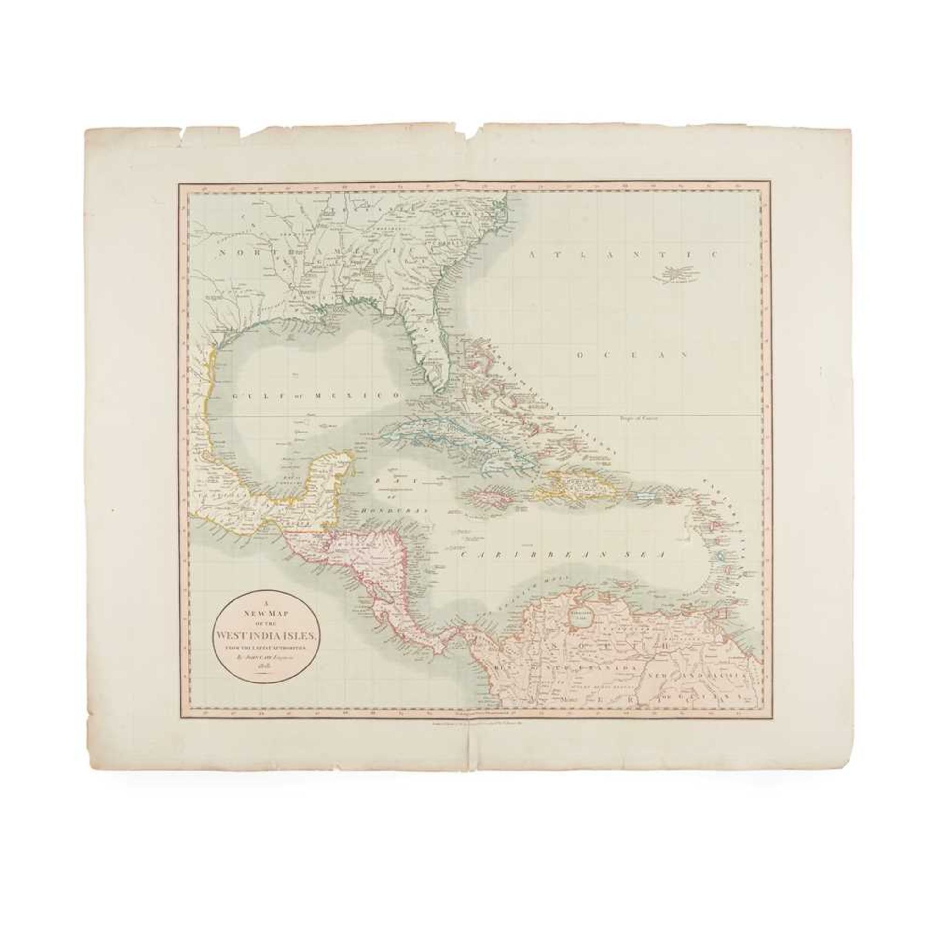 South America and the West Indies 7 sheets of maps