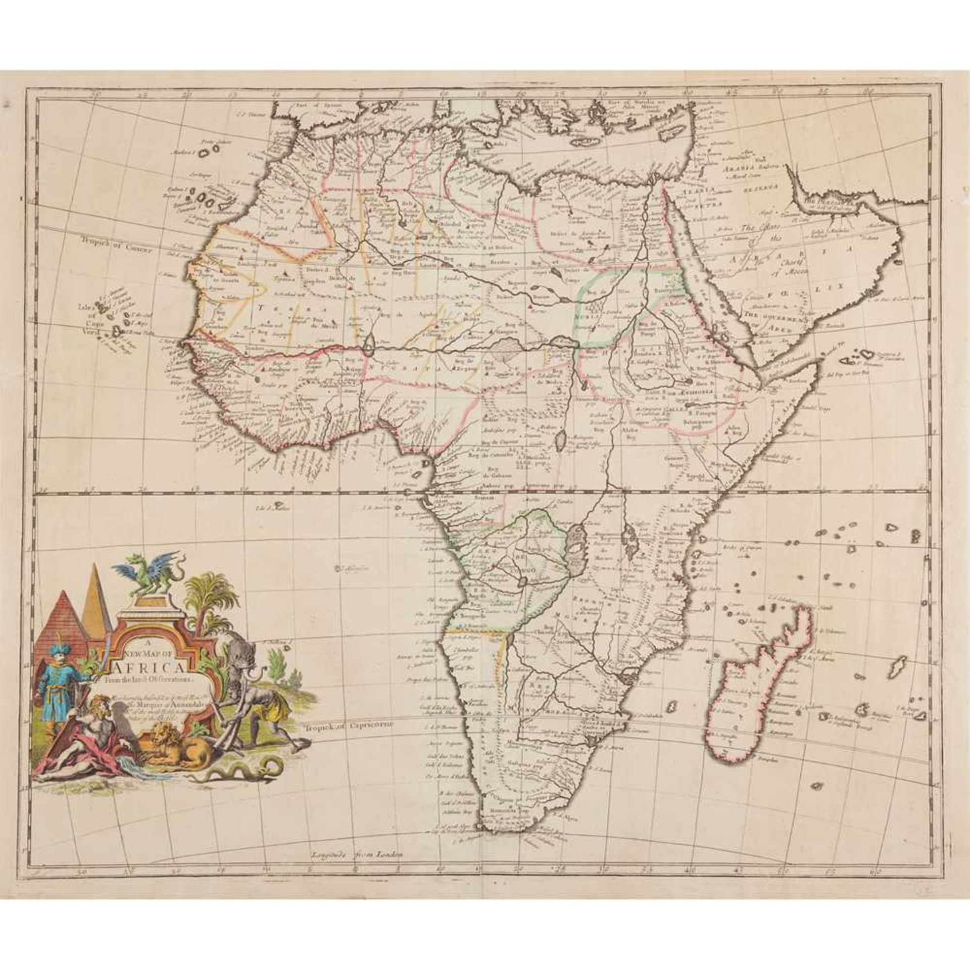 A collection of African Maps including Münster, Sebastian - Image 3 of 10