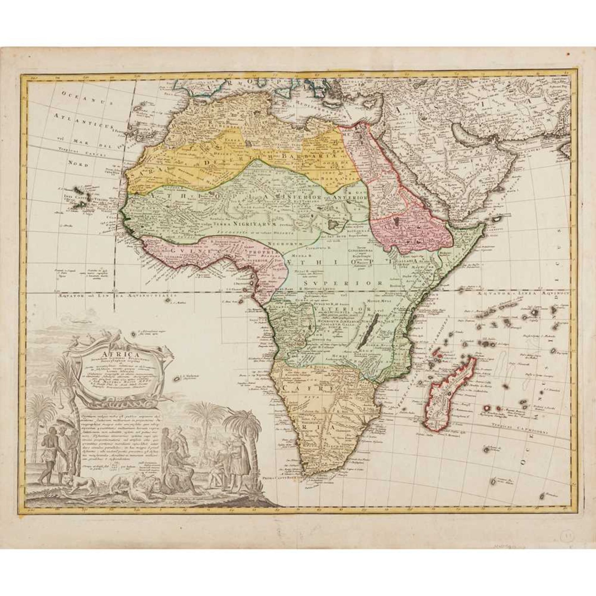 A collection of African Maps including Münster, Sebastian - Image 8 of 10