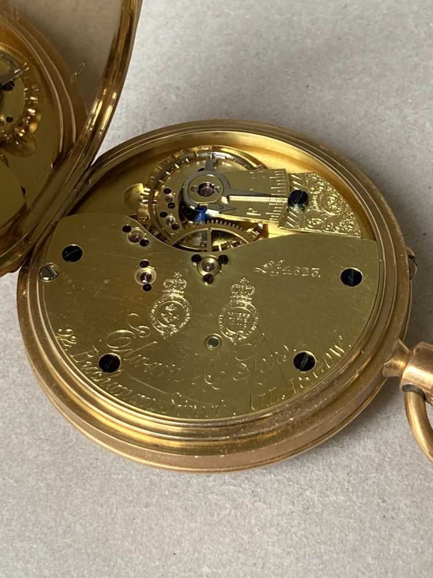 An early 20th century gold pocket watch - Image 4 of 8