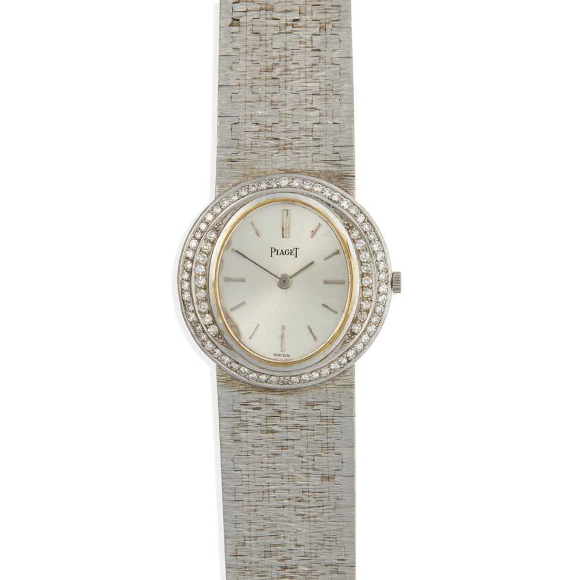 Piaget: a lady's diamond set watch