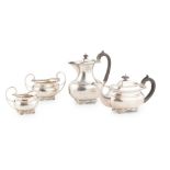 A 1920s four-piece tea service