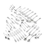 A collection of miscellaneous flatware