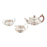 A 1920s three-piece tea service