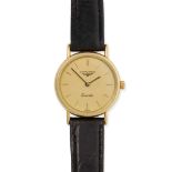 Longines: a lady's gold watch