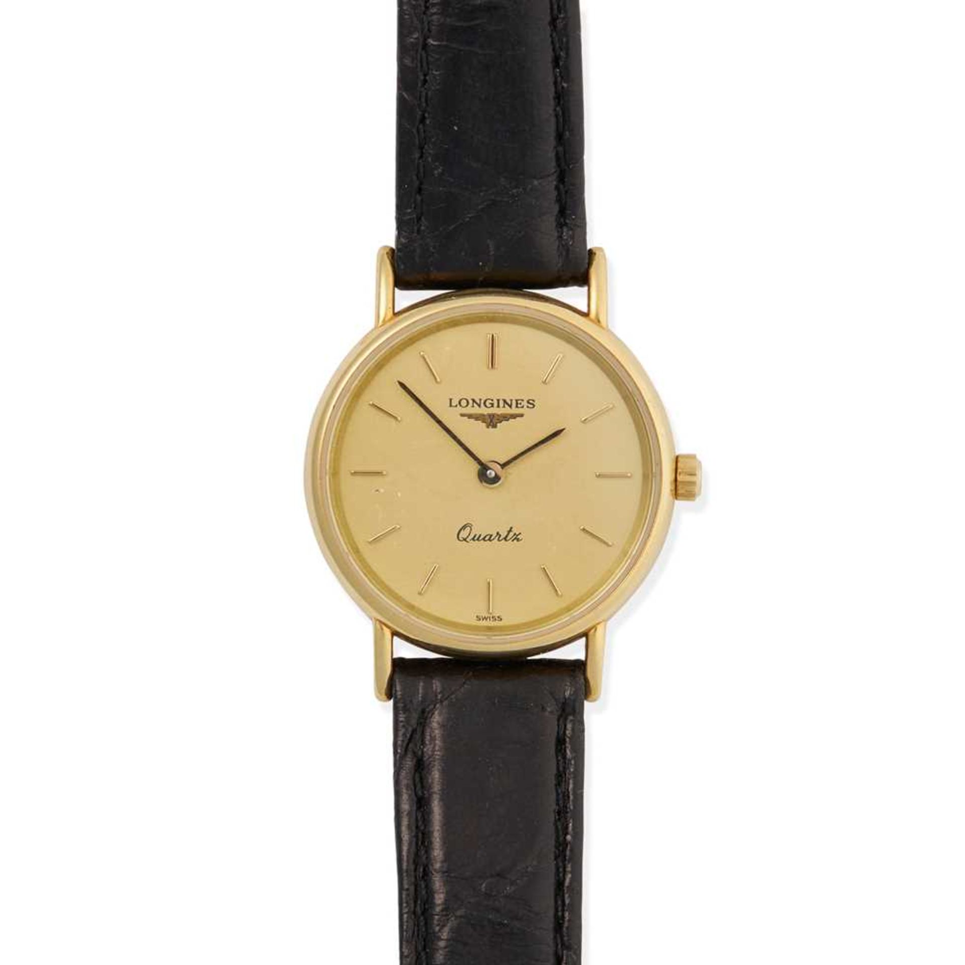 Longines: a lady's gold watch