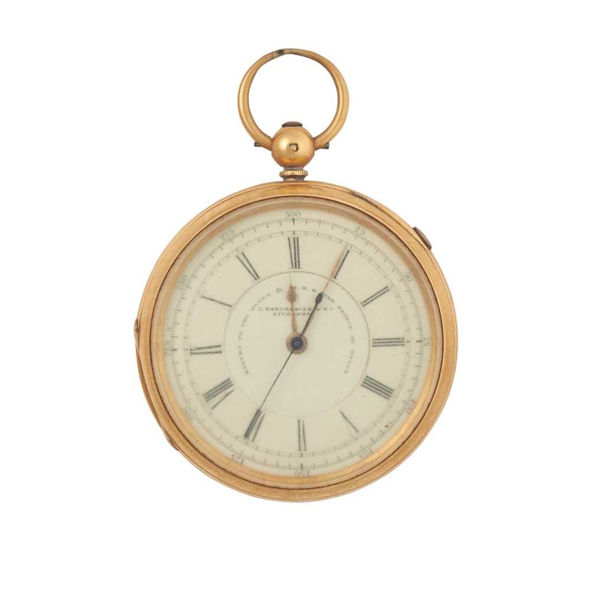 J. Hargreaves & Co.: a gold pocket watch