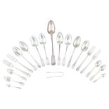 A collection of flatware