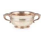 A George V twin-handled punch bowl