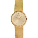 Rolex: a gentleman's gold wrist watch