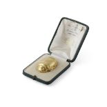 An 18ct gold presentation box