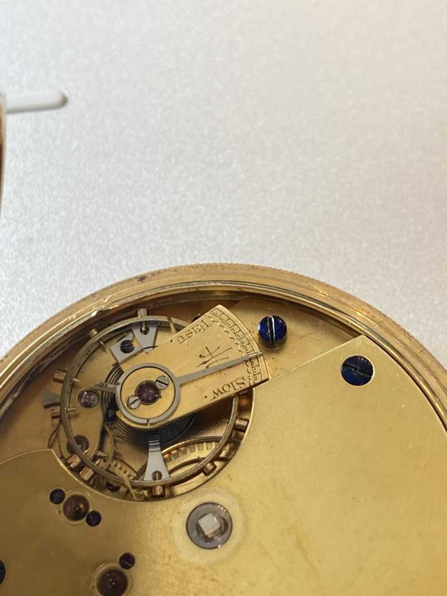 A 19th century gold pocket watch - Image 6 of 9