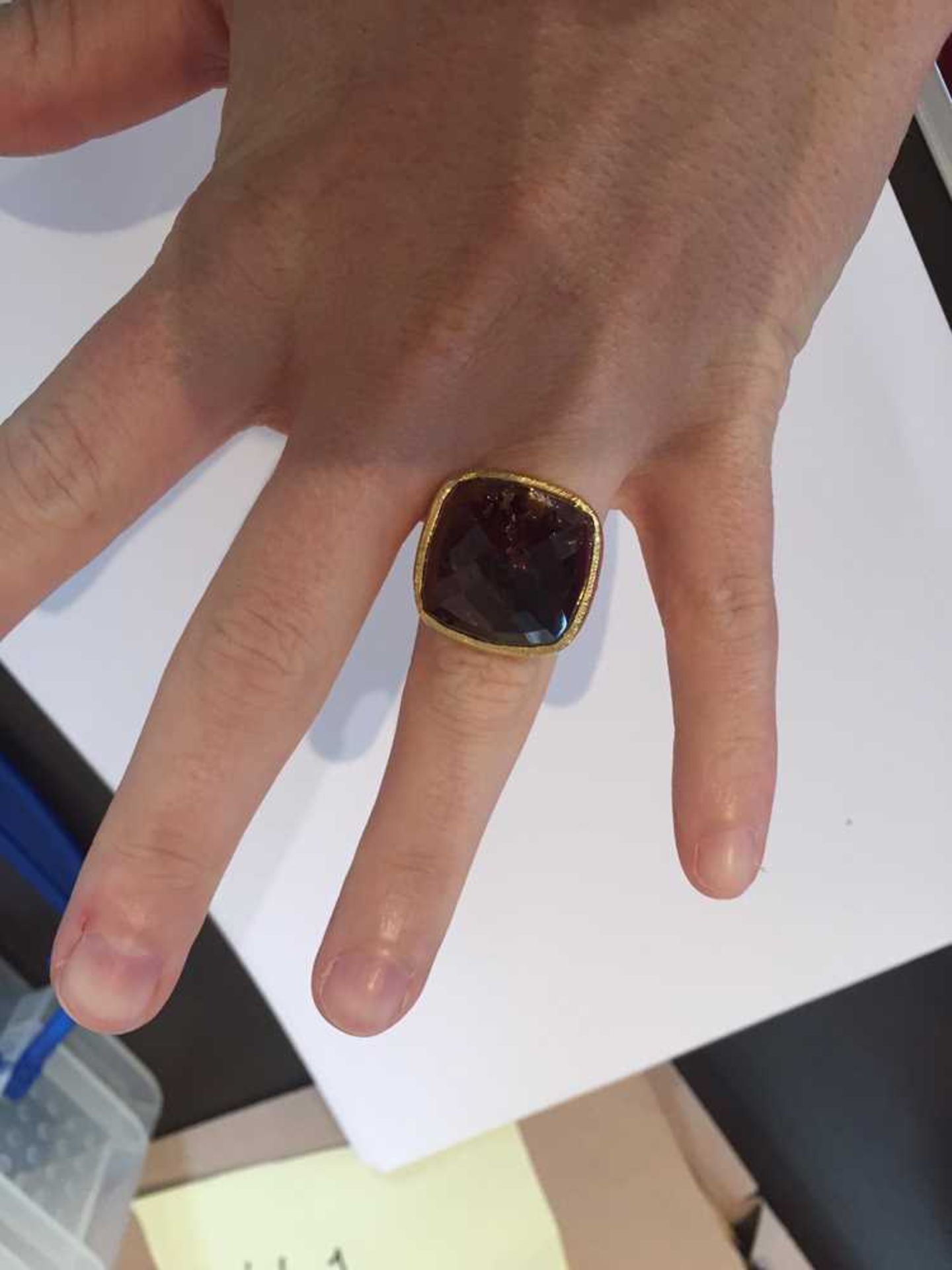 A tourmaline cocktail ring - Image 10 of 10