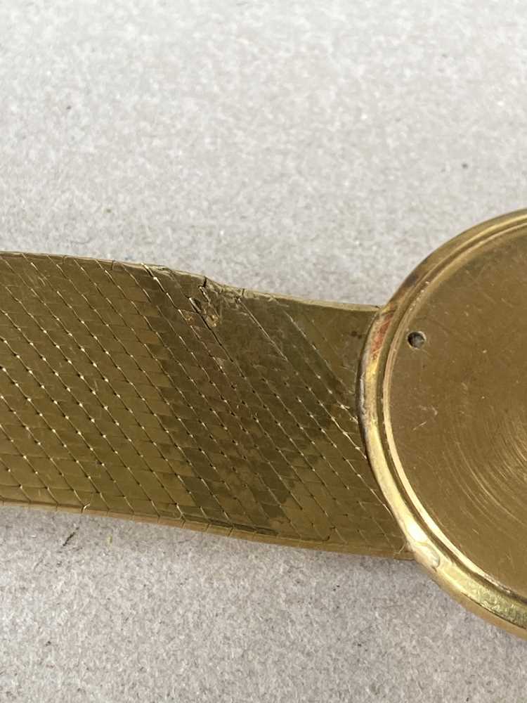 Rolex: a gentleman's gold wrist watch - Image 8 of 9