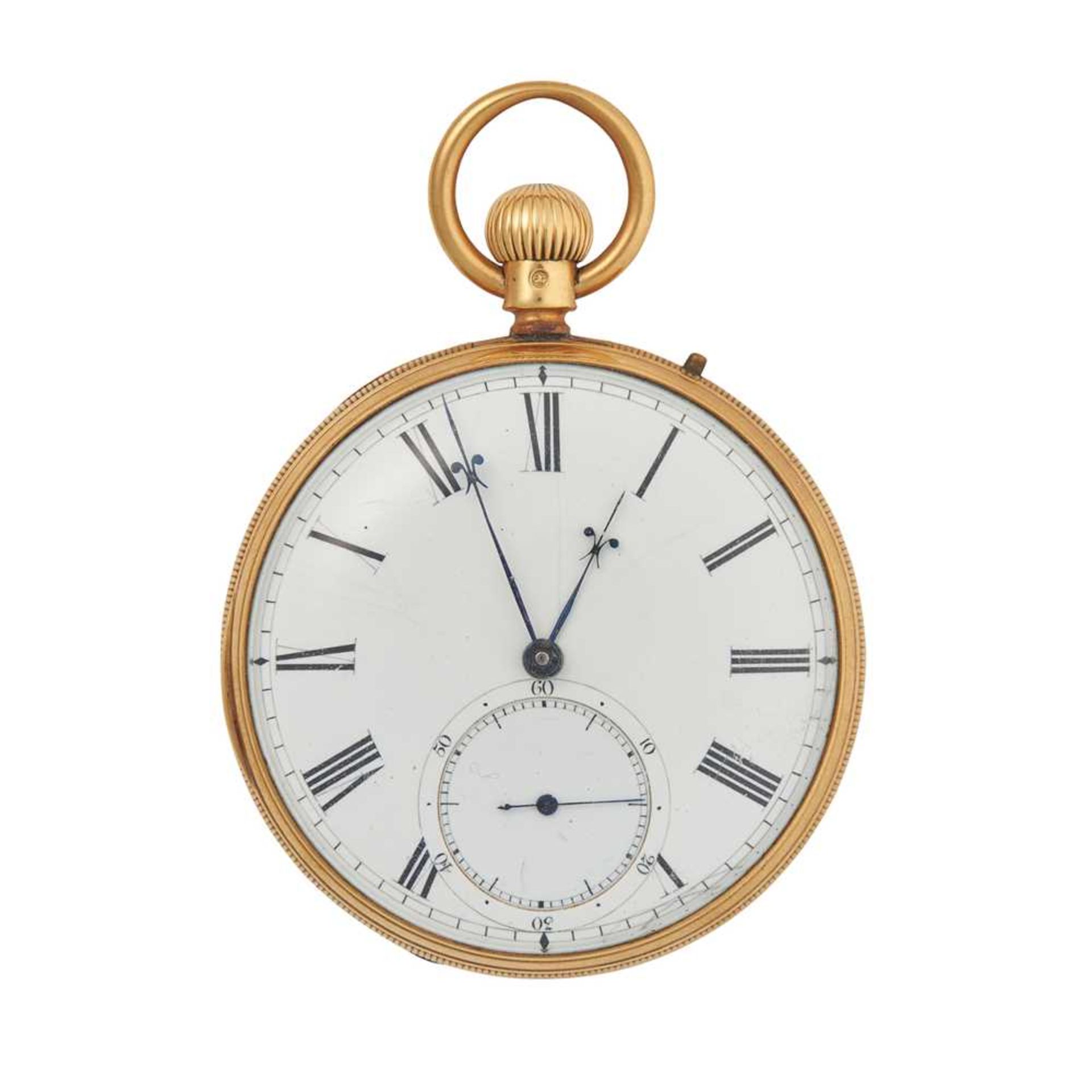 A 19th century gold pocket watch