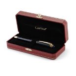 A cased ballpoint pen, by Cartier