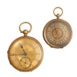 Two 18ct gold pocket watches