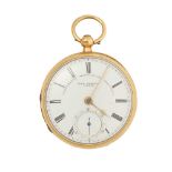 John Forrest of London: an 18ct gold pocket watch