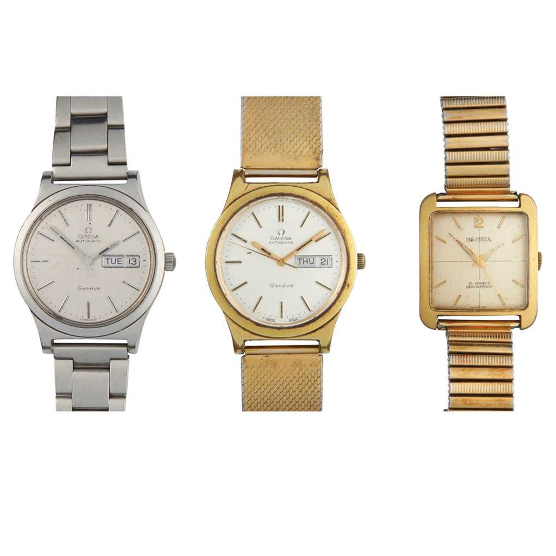 Three gentleman's wrist watches
