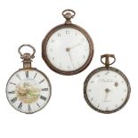 Three pocket watches