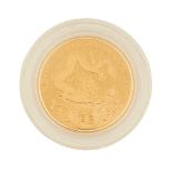 Hong Kong – A year of the Dragon, 1988 proof gold medal