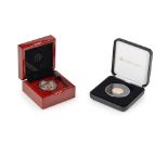 G.B - Two cased proof sovereigns