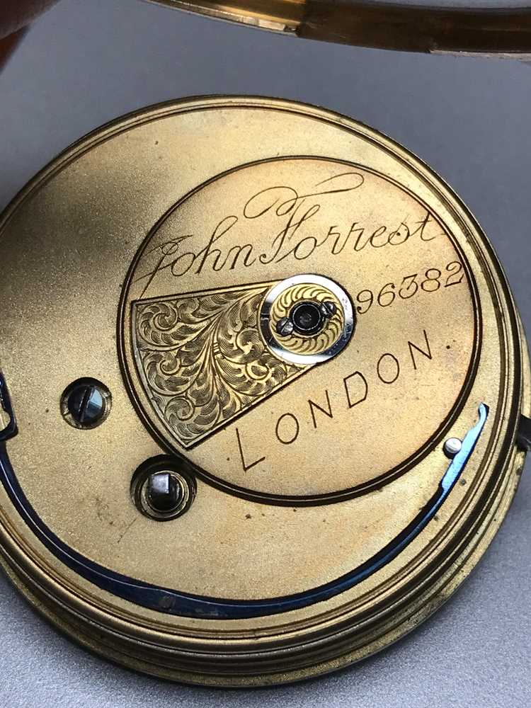 John Forrest of London: an 18ct gold pocket watch - Image 3 of 8