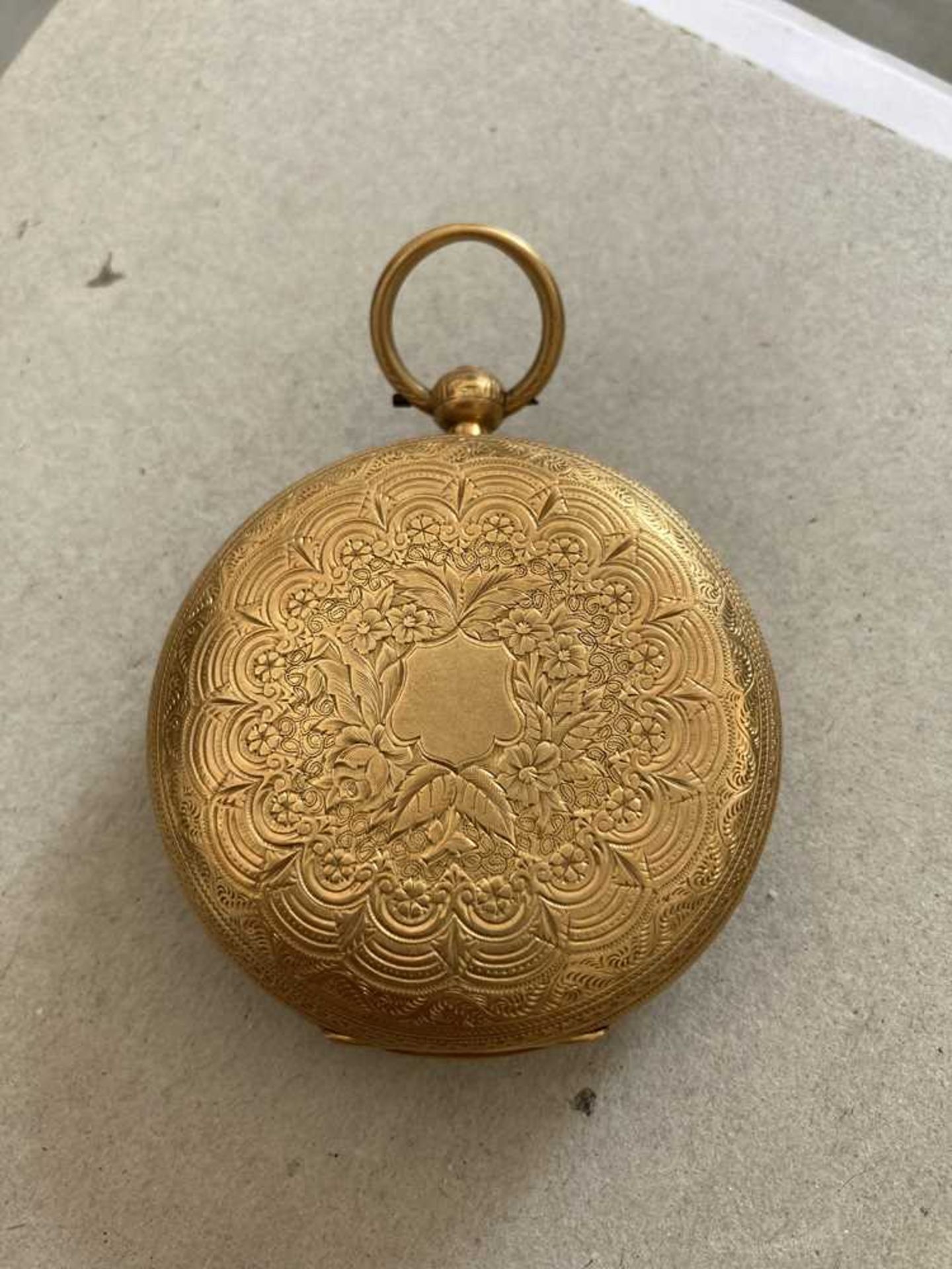 Hollins: a gold pocket watch - Image 3 of 7