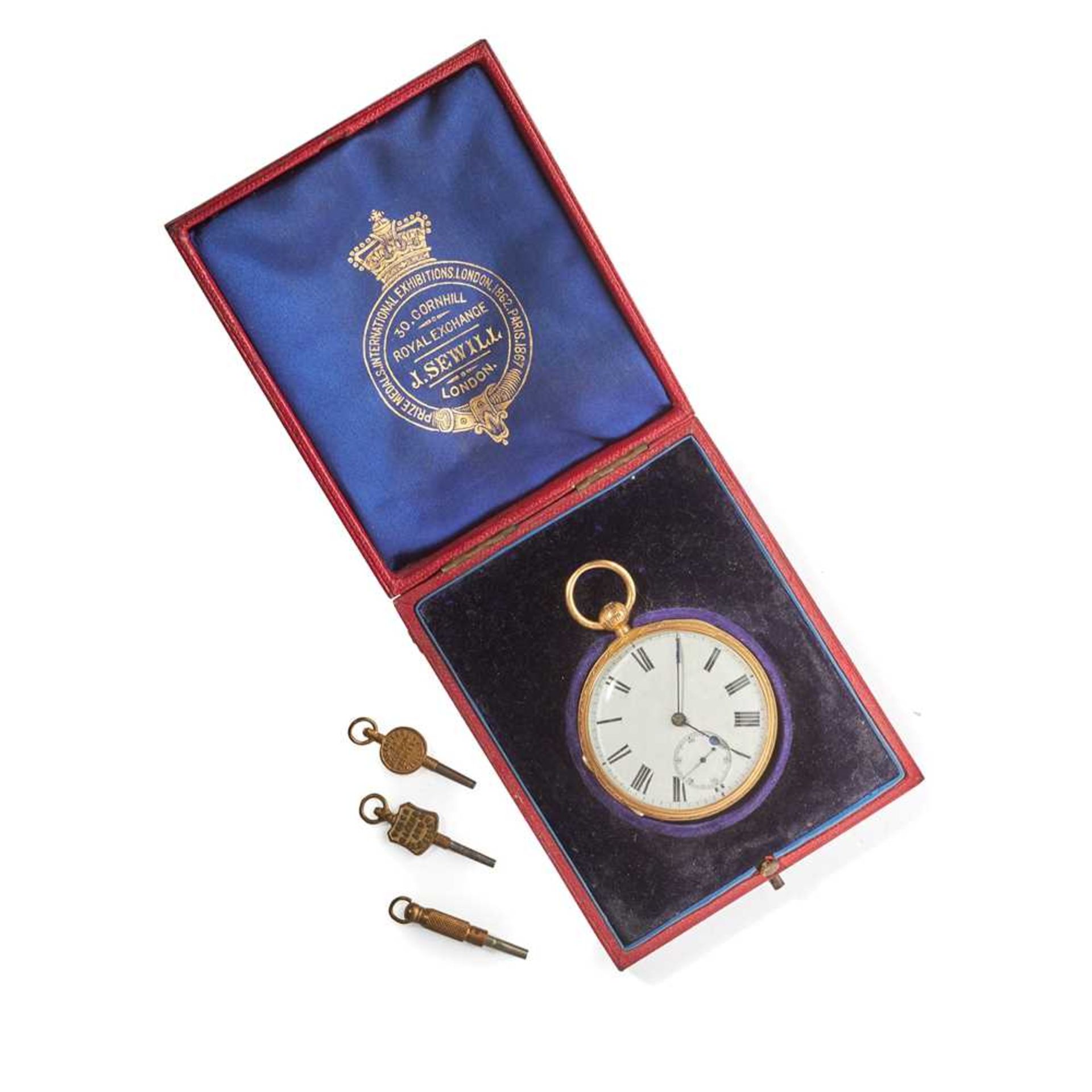 A 19th century gold pocket watch - Image 2 of 13